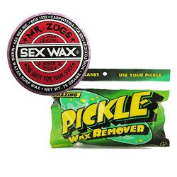 Pickle The Wax Remover w/Wax Comb and Sex Wax Bar (Choose Temp Assorted Wax Scents) (Warm)