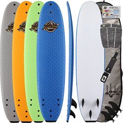 SBBC – 8’ Soft Top Surfboard – || 8ft Verve || – Fun Performance Foam Surfboar ...