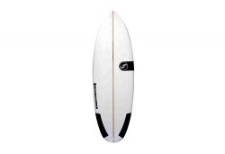Boardworks 5’6″ Poly Mini Mod 2 Surfboard – white, one size