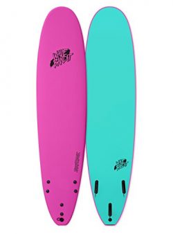 Wave Bandit Catch Surf EZ Rider 9’0″ Short Surf Board, Neon Pink