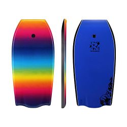 Random 37 inch and 41 inch High Performance Bodyboards Lightweight with EPS core(Rainbow and col ...