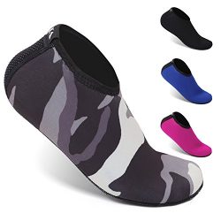 Heeta Neoprene Water Socks for Diving, Snorkeling, Swimming All Water Sports Camouflage S