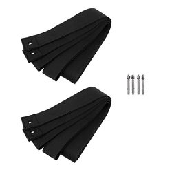 MonkeyJack 4 Pieces Black Strong Polyester Stand up Paddle Board SUP Surfboard Indoor Garage Sto ...