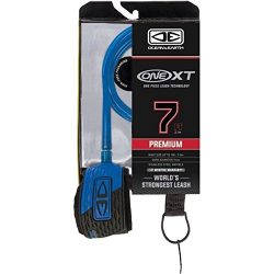 Ocean and Earth Premium One-XT Blue Surfboard Leash – 7′