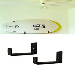 Car Rack & Carriers Surfboard Wall Rack for Long Boards and Short Boards Works Indoor and Ou ...