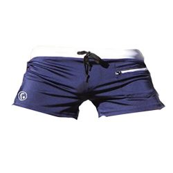 Hot Sexy Man Swimming Trunks Swimsuits Surf Board Beach Wear Pouch Boxer Shorts Blue XXL
