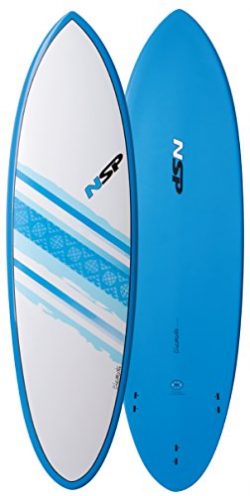 NSP Elements Hybrid Short Surfboard | Fins Included | All Around Design | Available in 6’0 ...