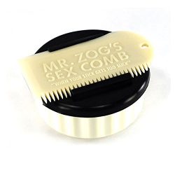 Sex Wax Container and Wax Comb, White