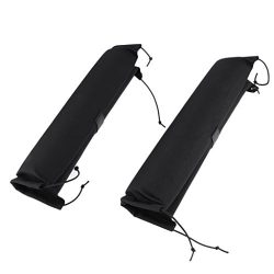 Dolity 1 Pair Padded Kayak Dinghy Canoe Surfboard SUP Car Roof Bar Rack Protective Pads 40cm Long