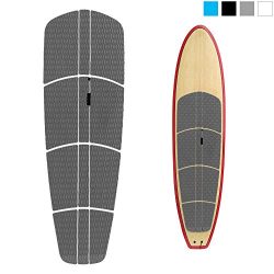 ABAHUB 12 Piece Surf SUP Deck Traction Pad Premium EVA with Tail Kicker 3M Adhesive for Stand Up ...