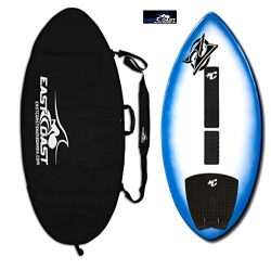 East Coast Skimboards Deluxe Skimboard Package – Zap Wedge Medium 45” – Blue Halo De ...