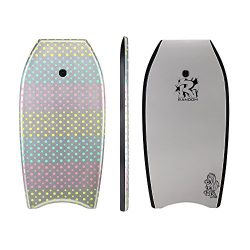 Random 37 inch and 41 inch High Performance Bodyboards Lightweight with EPS core(Rainbow and col ...