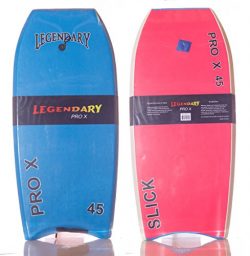 Legendary Pro X Slick Bottom Bodyboard (Lt. Blue/Pink, 45)