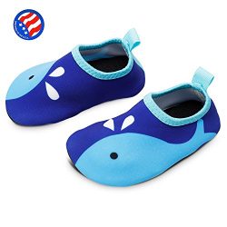 Bigib Toddler Kids Swim Water Shoes Quick Dry Non-Slip Water Skin Barefoot Sports Shoes Aqua Soc ...