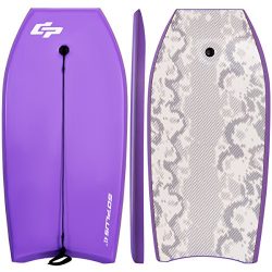 Goplus 42 inch Super Bodyboard EPS Core, IXPE Deck, HDPE Slick Bottom, Light Weight Perfect Surf ...