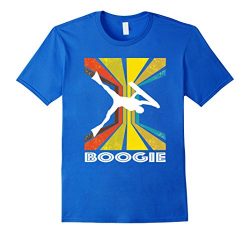 Mens Vintage and Retro Boogie Boarding Bodyboard Shirt XL Royal Blue