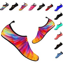 Men and Women Slip-On Water Shoes Lightweight Barefoot Quick-Dry Aqua Yoga Socks For Outdoor Bea ...