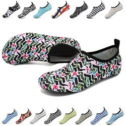 EASTSURE Snorkeling Shoes Water Sport Shoes Aqua Socks for Men Women Beach Swim Surf Yoga