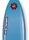 Liquid Shredder FSE Soft Surfboard, Blue, 9-Feet