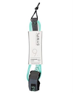 Sympl Supply Co. Premium Surfboard Leash 9′ ft. Longboard (multiple size, colors) – MINT