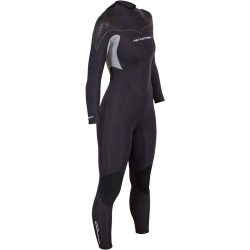 Women’s Thermoprene Pro Wetsuit 3mm Back Zip Fullsuit Black