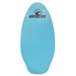 Waveline Neon Wooden Skimboard (Choose Size and Color) (Blue, 36″)