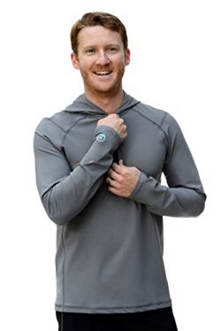 Waterhoody: Men’s Ultra-Premium Swim Shirt/Rash Guard with a Hood (Dermatologist Designed)