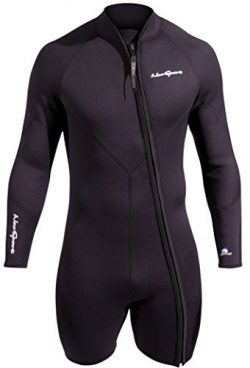 NeoSport Men’s Premium Neoprene 3mm Waterman Wetsuit Jacket, Large