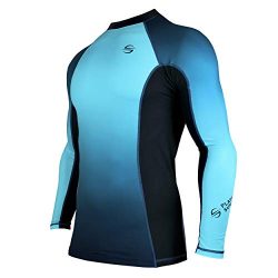 Platinum Sun Rash guard long sleeve surf shirt UPF 30+ Flat Seam, Quick Dry