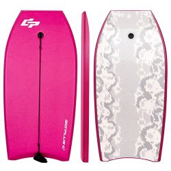 Goplus 42 inch Super Bodyboard EPS Core, IXPE Deck, HDPE Slick Bottom, Light Weight Perfect Surf ...