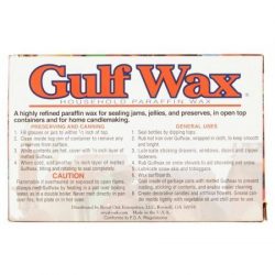 Gulf Wax Household Paraffin Wax 1 Pound Bars (3 Packs)