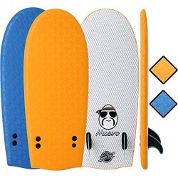 SBBC – Soft Top Surfboard – || 48” Huevo Surf Board || – No Wax Needed Fingerp ...