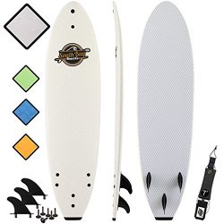 SBBC – 7’ Soft Top Surfboard – || 7ft Ruccus || – Fun Performance Foam Surfboa ...