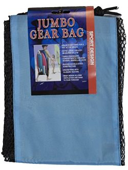 Jumbo Mesh Beach Gear Body Board Carrying Bag 24 by 45 Inch Capacity (Lt. Blue)