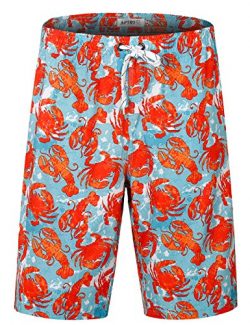 APTRO Men’s Swim Trunks Crab Printing Bathing Suit #HW016 L