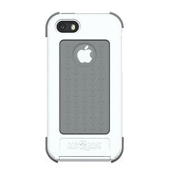 Dog & Bone Wetsuit Waterproof Case for iPhone 5/5s – Retail Packaging – White/Grey