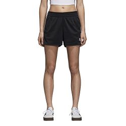 adidas Originals Women’s 3-Stripes Shorts, Black, L