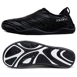 AMAWEI Water Shoes Boys Girls Kids Quick Dry Beach Swim Sports Aqua Shoes Pool Surfing Walking