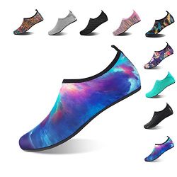 NING MENG Aqua Socks Beach Water Shoes Barefoot Yoga Socks Quick-Dry Surf Swim Shoes for Women Men